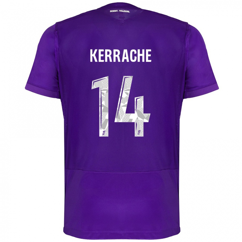 Kinderen Marina Kerrache #14 Paars Wit Thuisshirt Thuistenue 2024/25 T-Shirt