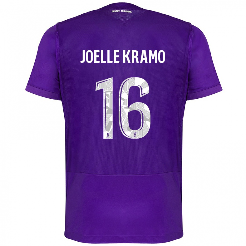 Kinderen Marie Joelle Kramo #16 Paars Wit Thuisshirt Thuistenue 2024/25 T-Shirt