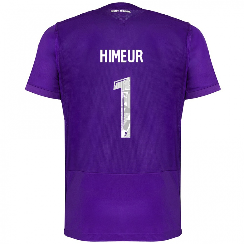 Kinderen Thomas Himeur #1 Paars Wit Thuisshirt Thuistenue 2024/25 T-Shirt