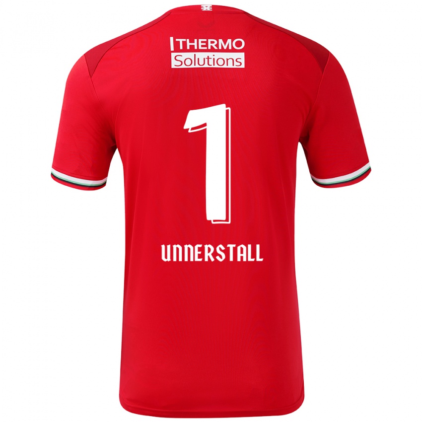 Kinderen Lars Unnerstall #1 Rood Wit Thuisshirt Thuistenue 2024/25 T-Shirt