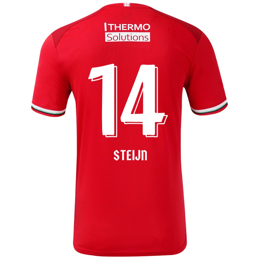 Kinderen Sem Steijn #14 Rood Wit Thuisshirt Thuistenue 2024/25 T-Shirt