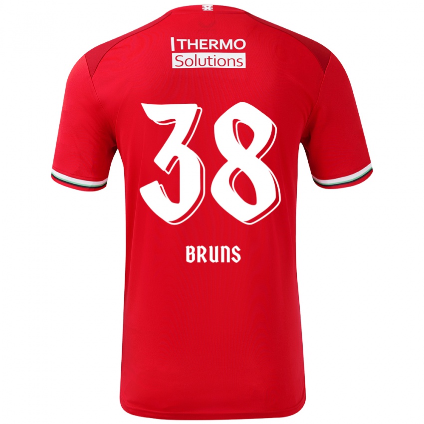 Kinderen Max Bruns #38 Rood Wit Thuisshirt Thuistenue 2024/25 T-Shirt