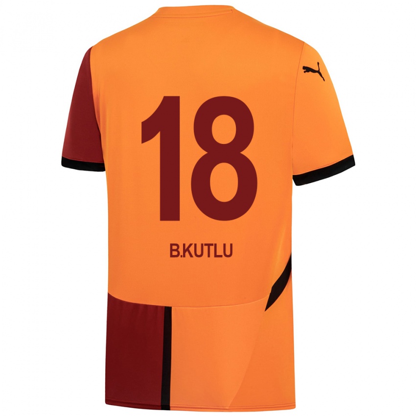 Kinderen Berkan Kutlu #18 Geel Rood Thuisshirt Thuistenue 2024/25 T-Shirt