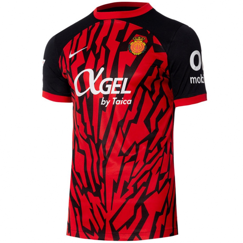 Kinderen Iván López #13 Zwart Rood Thuisshirt Thuistenue 2024/25 T-Shirt