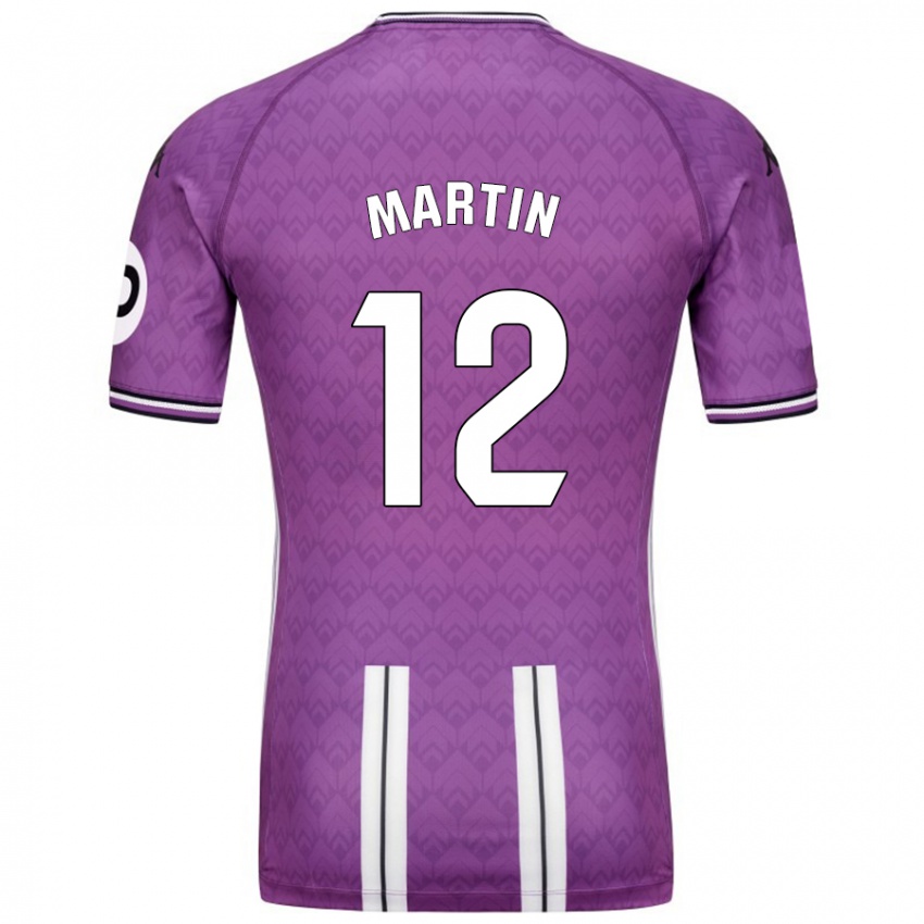 Kinderen Mario Martin #12 Paars Wit Thuisshirt Thuistenue 2024/25 T-Shirt