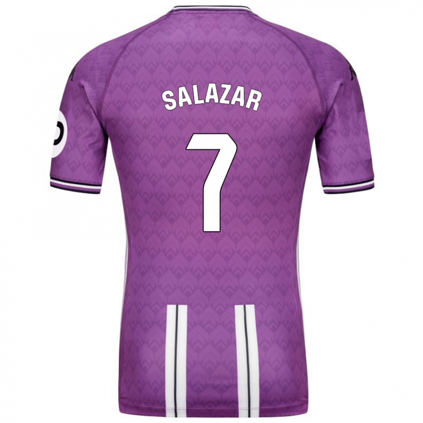 Kinderen Israel Salazar #7 Paars Wit Thuisshirt Thuistenue 2024/25 T-Shirt