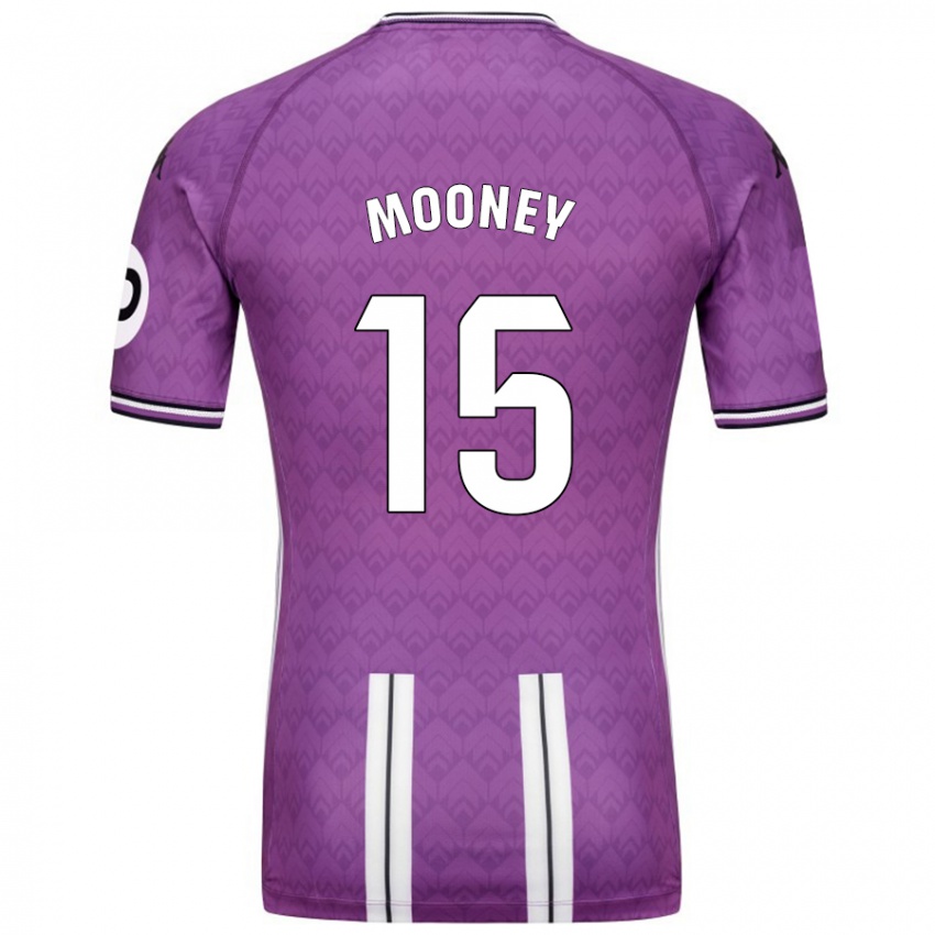 Kinderen Fionn Mooney #15 Paars Wit Thuisshirt Thuistenue 2024/25 T-Shirt