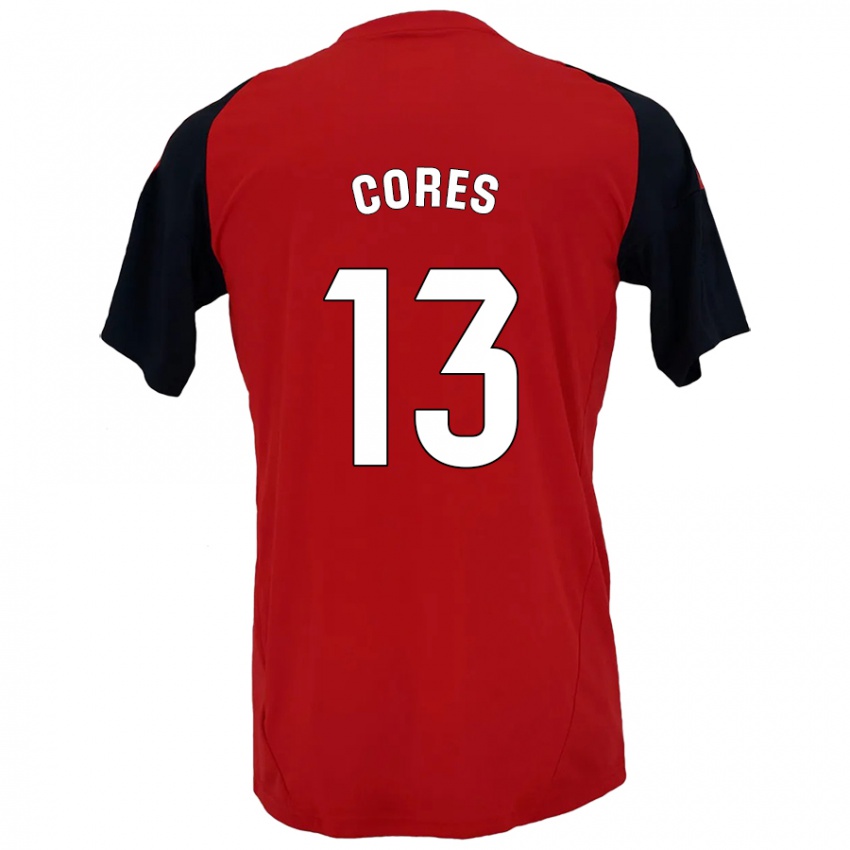 Kinderen Christian Cores #13 Rood Zwart Thuisshirt Thuistenue 2024/25 T-Shirt