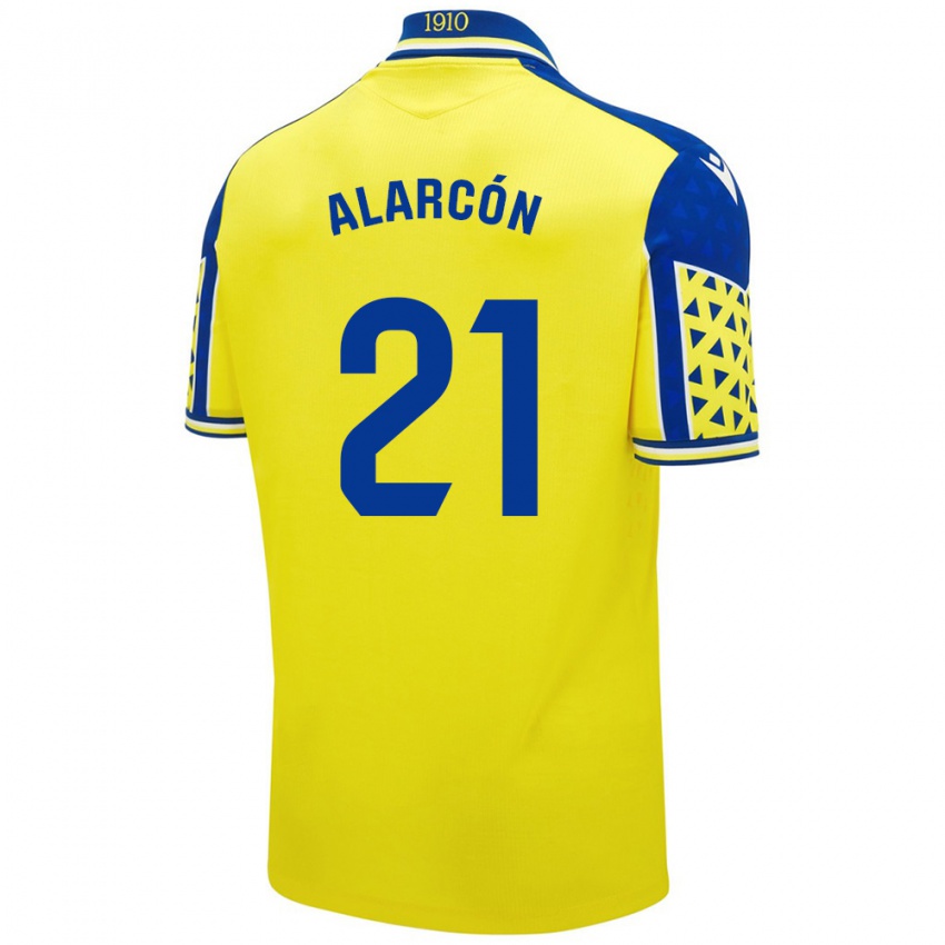 Kinderen Tomás Alarcón #21 Geel Blauw Thuisshirt Thuistenue 2024/25 T-Shirt