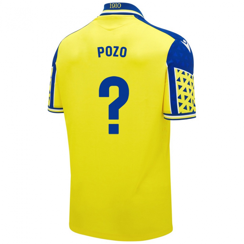 Kinderen Nicholas Pozo #0 Geel Blauw Thuisshirt Thuistenue 2024/25 T-Shirt