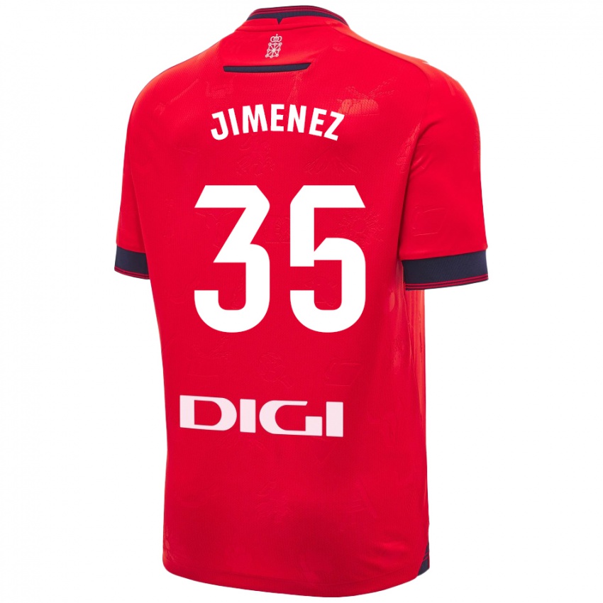 Kinderen Álex Jimenez #35 Rood Wit Thuisshirt Thuistenue 2024/25 T-Shirt