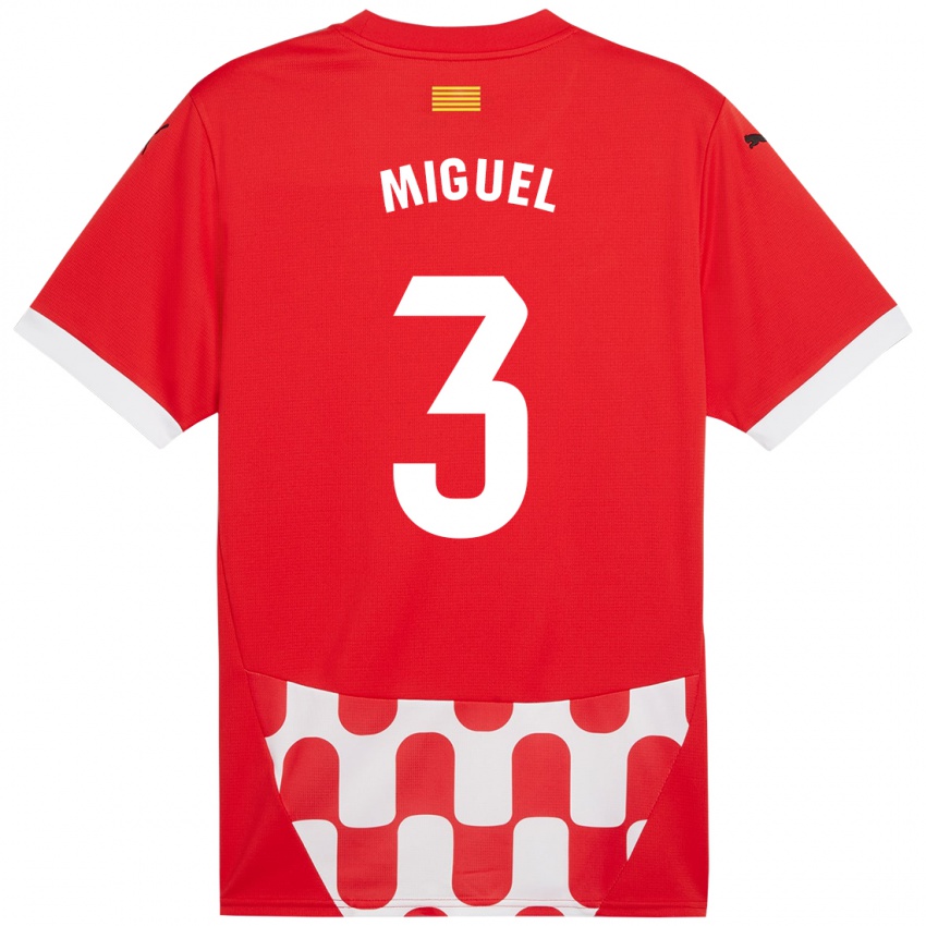 Kinderen Miguel Gutierrez #3 Rood Wit Thuisshirt Thuistenue 2024/25 T-Shirt