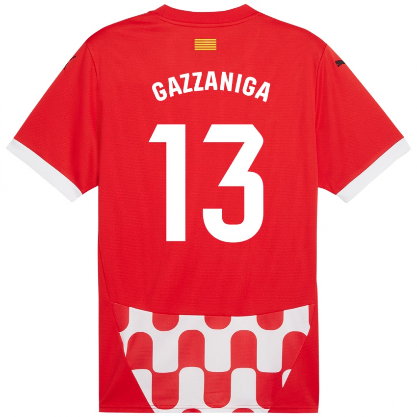 Kinderen Paulo Gazzaniga #13 Rood Wit Thuisshirt Thuistenue 2024/25 T-Shirt