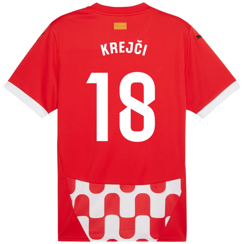 Kinderen Ladislav Krejci #18 Rood Wit Thuisshirt Thuistenue 2024/25 T-Shirt