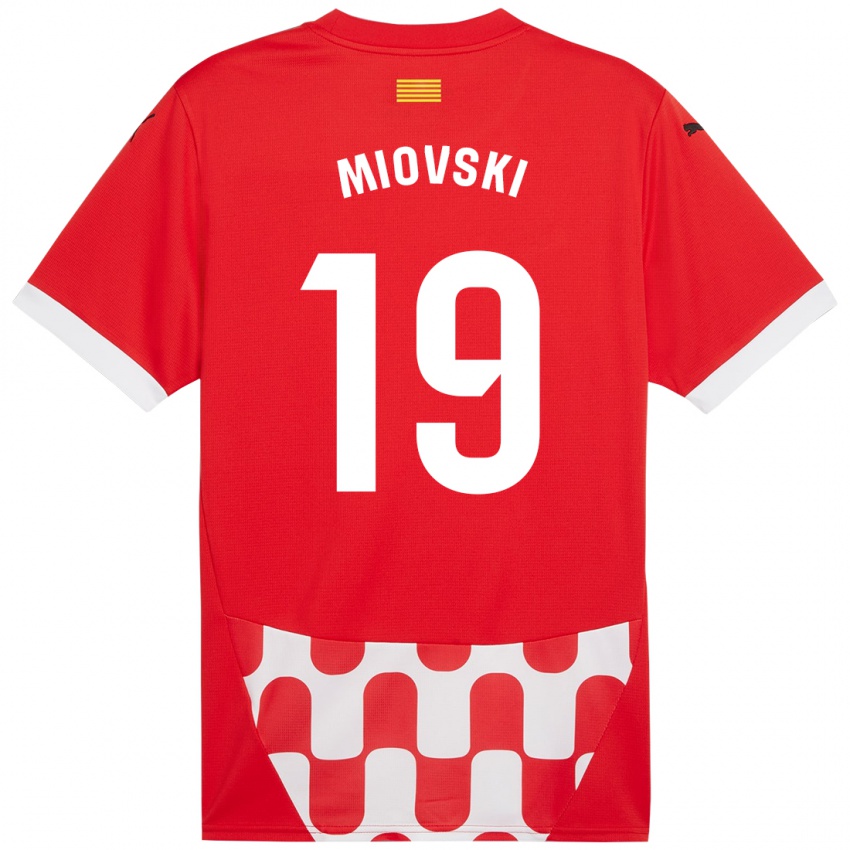 Kinderen Bojan Miovski #19 Rood Wit Thuisshirt Thuistenue 2024/25 T-Shirt