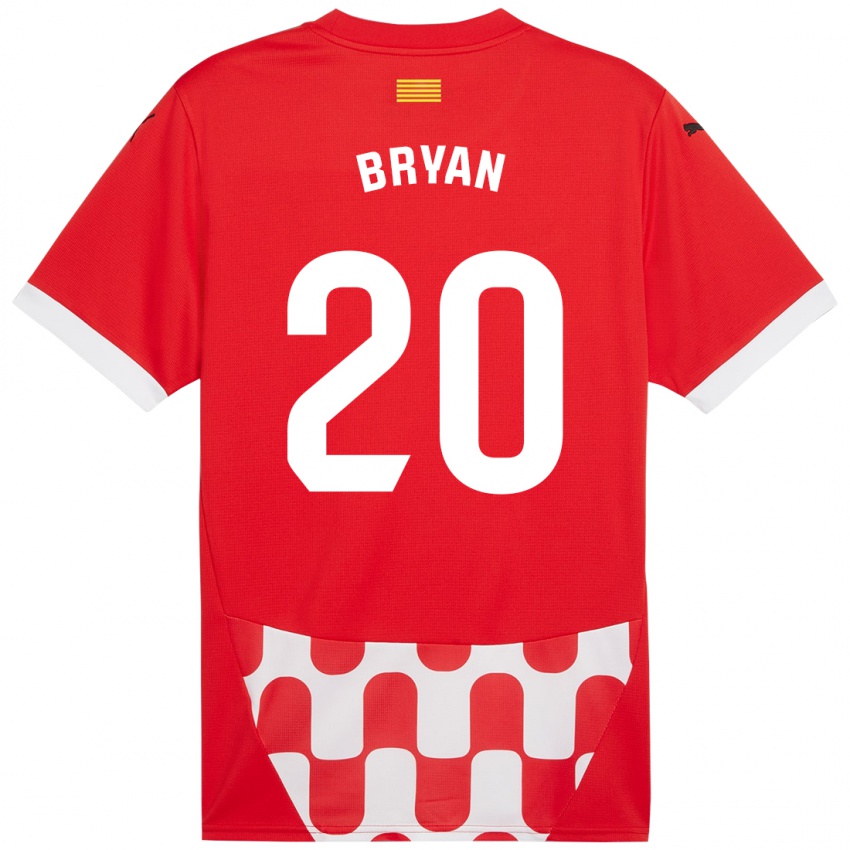 Kinderen Bryan Gil #20 Rood Wit Thuisshirt Thuistenue 2024/25 T-Shirt