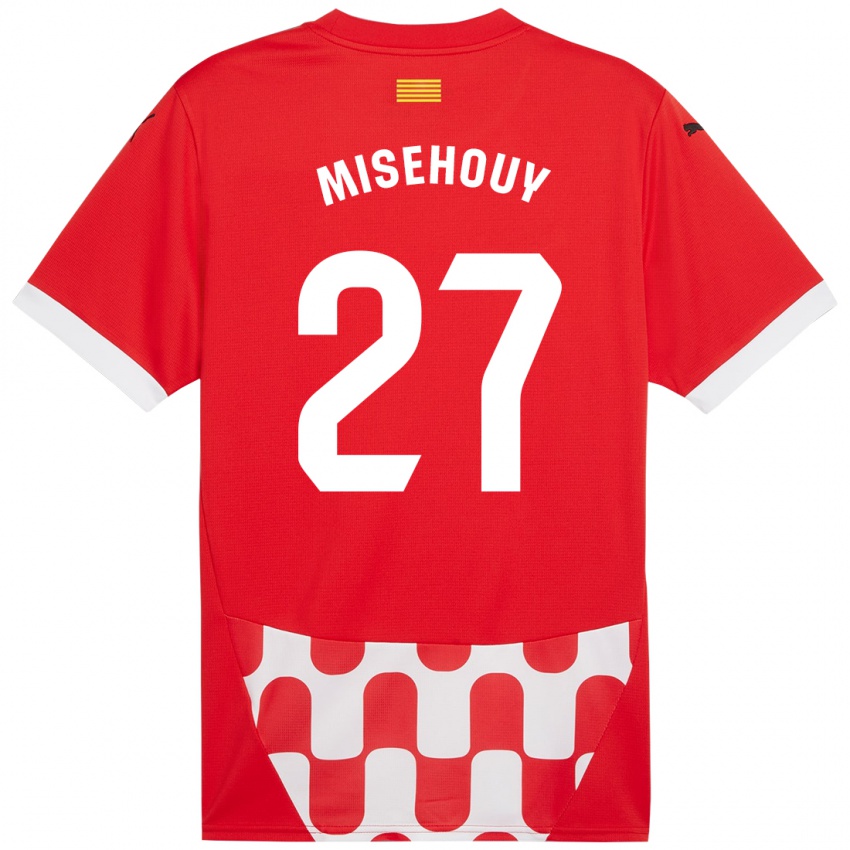 Kinderen Gabriel Misehouy #27 Rood Wit Thuisshirt Thuistenue 2024/25 T-Shirt