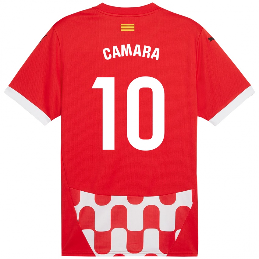 Kinderen Dawda Camara #10 Rood Wit Thuisshirt Thuistenue 2024/25 T-Shirt