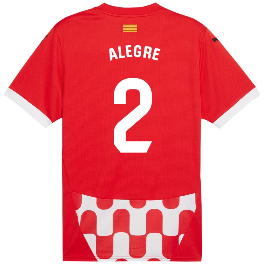 Kinderen Marc Alegre #2 Rood Wit Thuisshirt Thuistenue 2024/25 T-Shirt