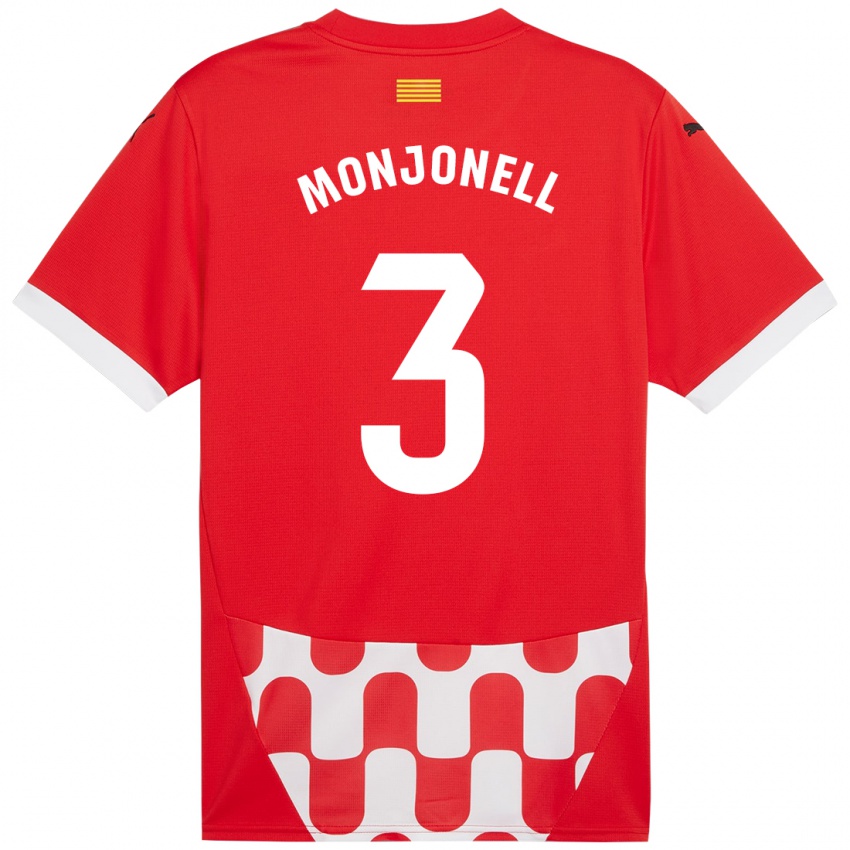 Kinderen Eric Monjonell #3 Rood Wit Thuisshirt Thuistenue 2024/25 T-Shirt