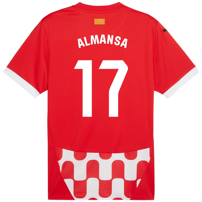 Kinderen Alex Almansa #17 Rood Wit Thuisshirt Thuistenue 2024/25 T-Shirt