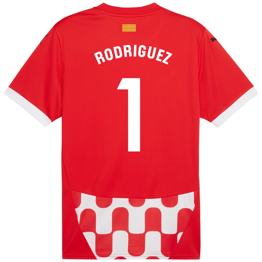 Kinderen Maria Rodríguez #1 Rood Wit Thuisshirt Thuistenue 2024/25 T-Shirt