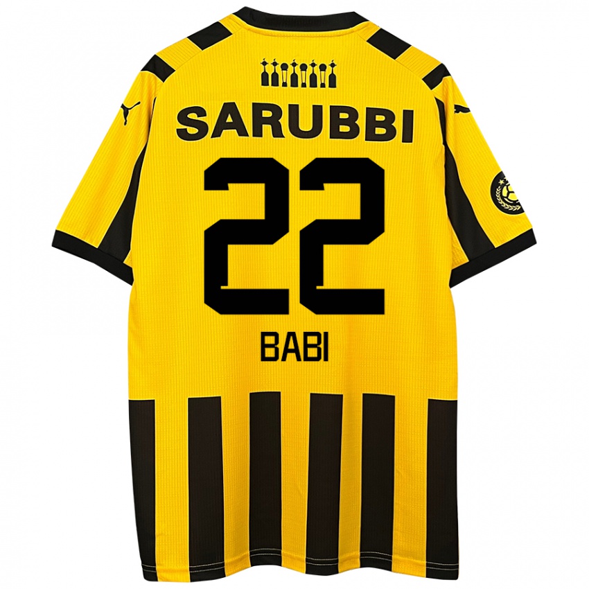 Kinderen Matheus Babi #22 Geel Zwart Thuisshirt Thuistenue 2024/25 T-Shirt