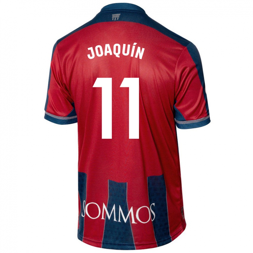 Kinderen Joaquin Munoz #11 Rood Blauw Thuisshirt Thuistenue 2024/25 T-Shirt