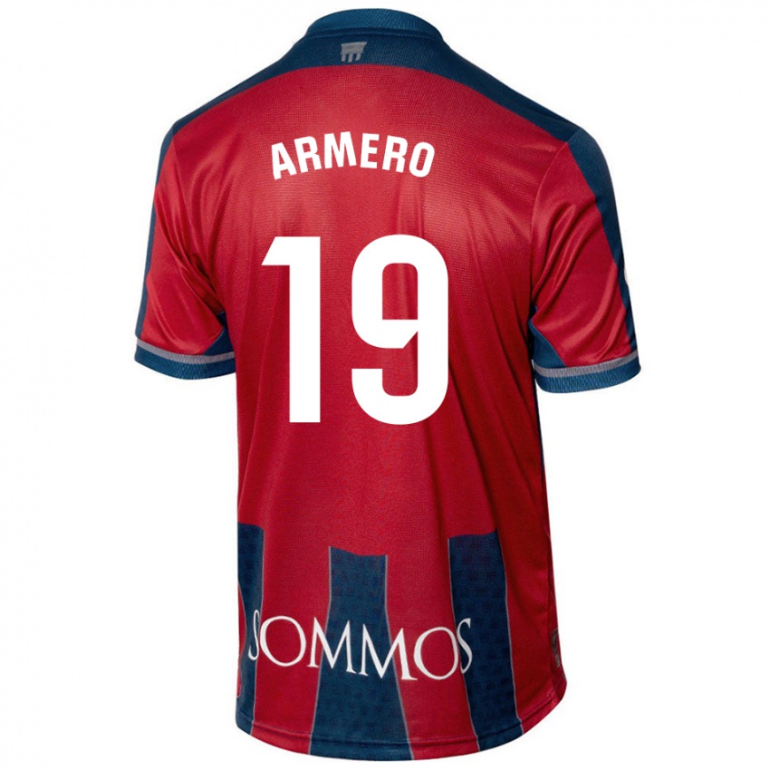 Kinderen Sergi Armero #19 Rood Blauw Thuisshirt Thuistenue 2024/25 T-Shirt