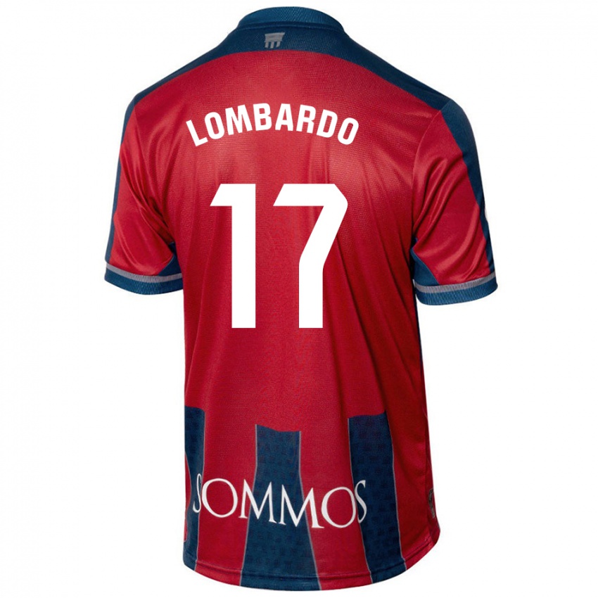 Kinderen Enzo Lombardo #17 Rood Blauw Thuisshirt Thuistenue 2024/25 T-Shirt