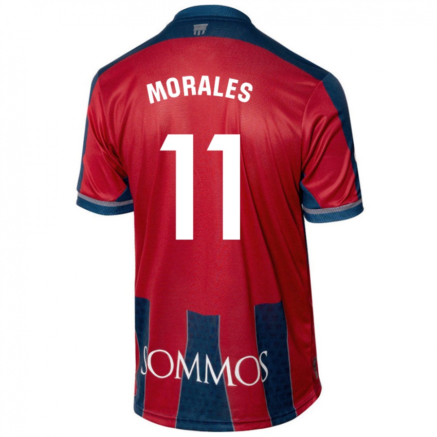 Kinderen Carolina Morales #11 Rood Blauw Thuisshirt Thuistenue 2024/25 T-Shirt