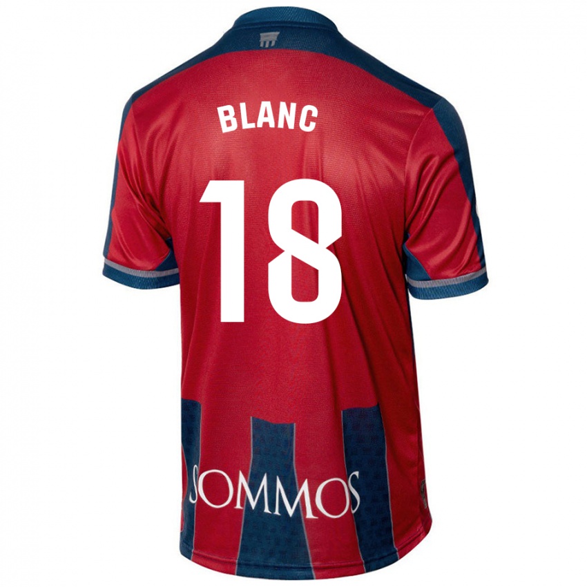 Kinderen Laia Blanc #18 Rood Blauw Thuisshirt Thuistenue 2024/25 T-Shirt