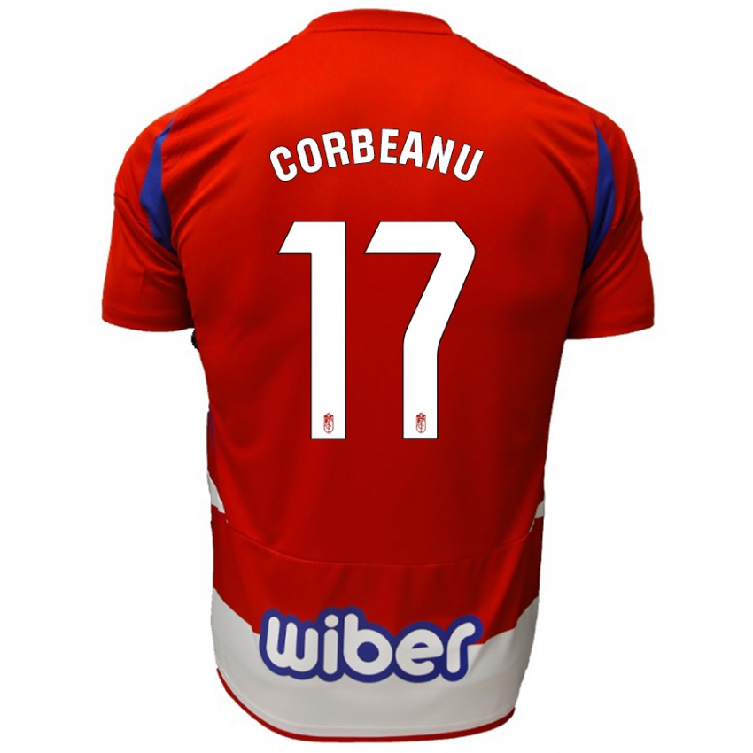 Kinderen Theo Corbeanu #17 Rood Wit Blauw Thuisshirt Thuistenue 2024/25 T-Shirt