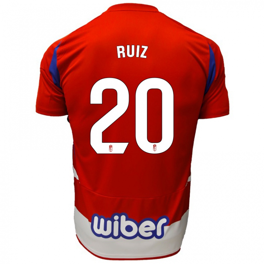 Kinderen Sergio Ruiz #20 Rood Wit Blauw Thuisshirt Thuistenue 2024/25 T-Shirt