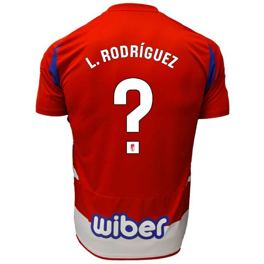 Kinderen Iker López Rodríguez #0 Rood Wit Blauw Thuisshirt Thuistenue 2024/25 T-Shirt