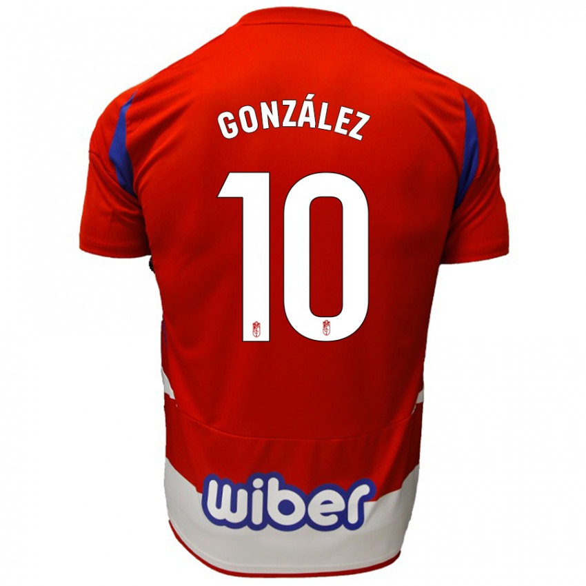 Kinderen Mario González #10 Rood Wit Blauw Thuisshirt Thuistenue 2024/25 T-Shirt