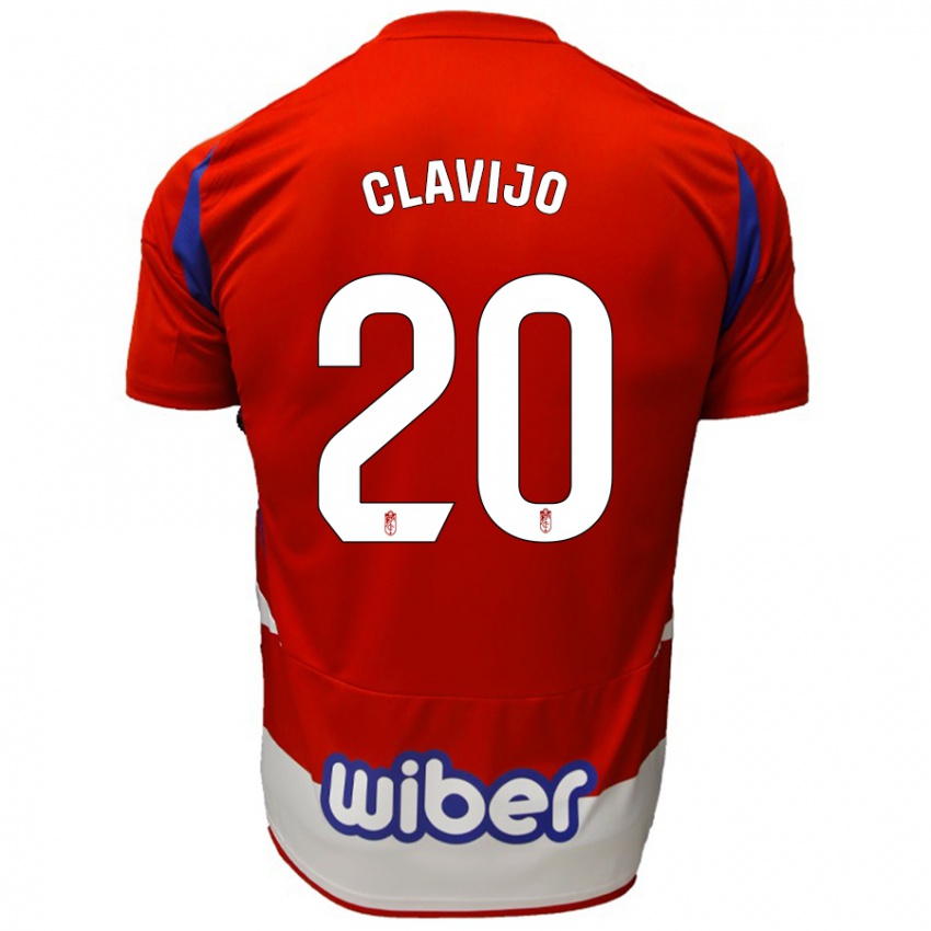 Kinderen Dani Clavijo #20 Rood Wit Blauw Thuisshirt Thuistenue 2024/25 T-Shirt