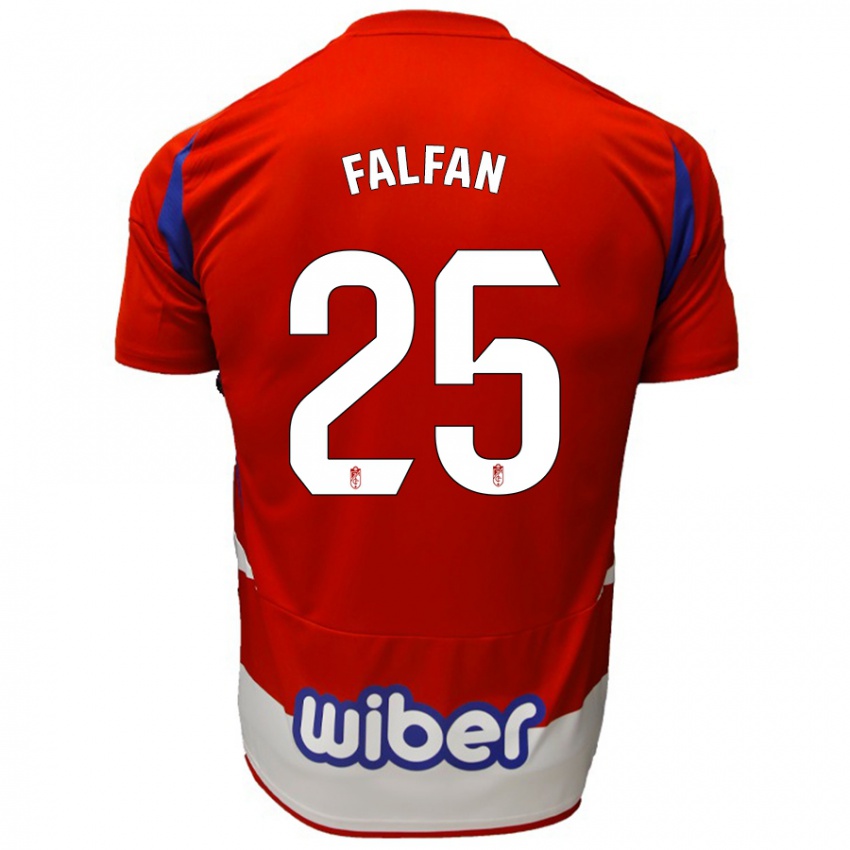 Kinderen Daiana Falfán #25 Rood Wit Blauw Thuisshirt Thuistenue 2024/25 T-Shirt