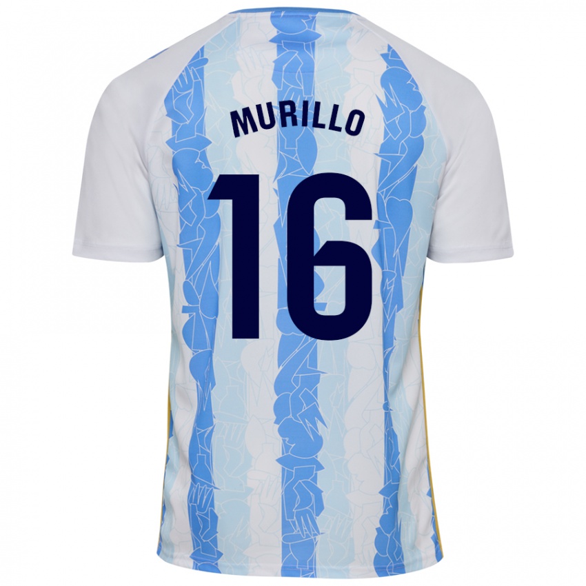 Kinderen Diego Murillo #16 Wit Blauw Thuisshirt Thuistenue 2024/25 T-Shirt