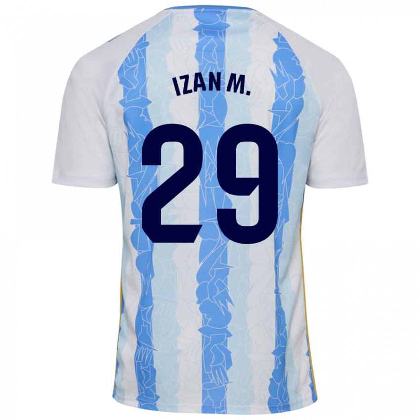 Kinderen Izan Merino #29 Wit Blauw Thuisshirt Thuistenue 2024/25 T-Shirt