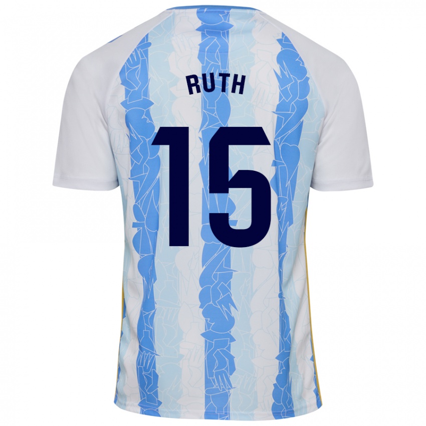 Kinderen Ruth #15 Wit Blauw Thuisshirt Thuistenue 2024/25 T-Shirt