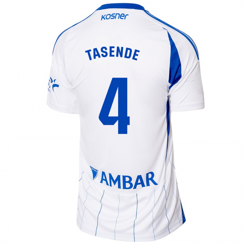 Kinderen Dani Tasende #4 Rood Wit Thuisshirt Thuistenue 2024/25 T-Shirt