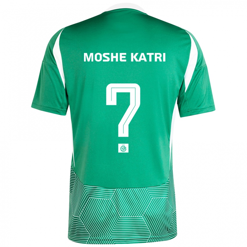 Kinderen Roy Moshe Katri #0 Groen Wit Thuisshirt Thuistenue 2024/25 T-Shirt