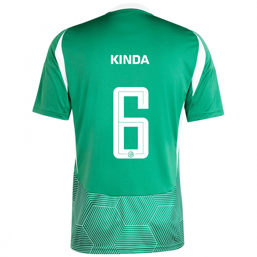 Kinderen Gadi Kinda #6 Groen Wit Thuisshirt Thuistenue 2024/25 T-Shirt