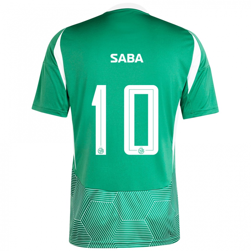 Kinderen Dia Saba #10 Groen Wit Thuisshirt Thuistenue 2024/25 T-Shirt