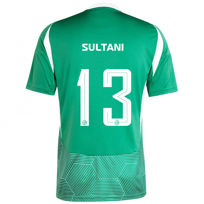 Kinderen Tomás Sultani #13 Groen Wit Thuisshirt Thuistenue 2024/25 T-Shirt