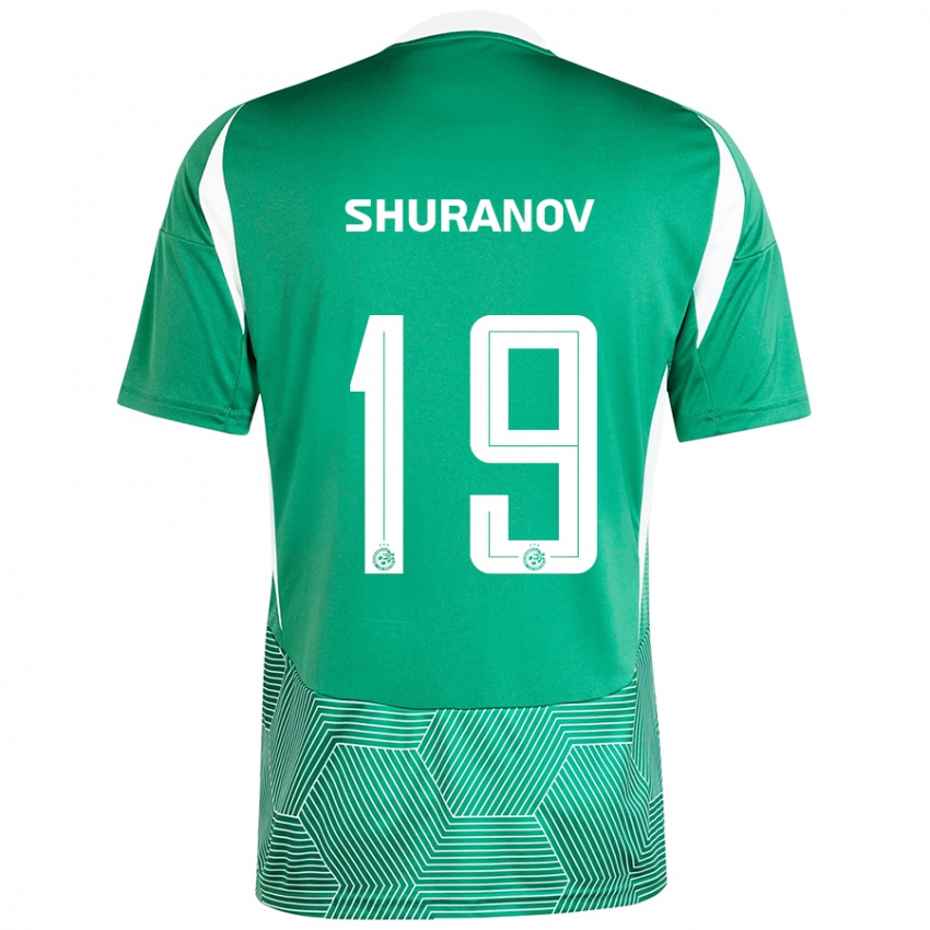 Kinderen Erik Shuranov #19 Groen Wit Thuisshirt Thuistenue 2024/25 T-Shirt