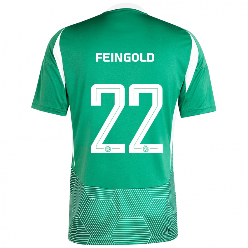 Kinderen Ilay Feingold #22 Groen Wit Thuisshirt Thuistenue 2024/25 T-Shirt