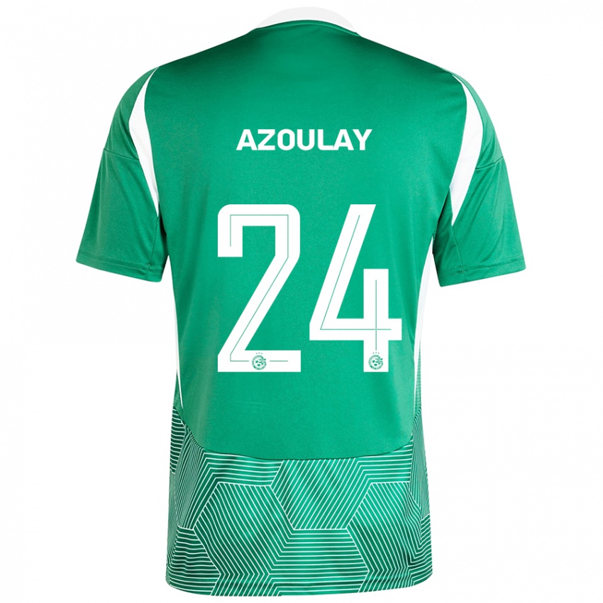 Kinderen Ethane Azoulay #24 Groen Wit Thuisshirt Thuistenue 2024/25 T-Shirt