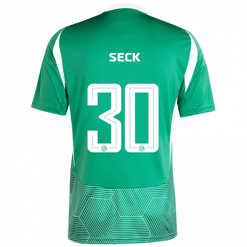 Kinderen Abdoulaye Seck #30 Groen Wit Thuisshirt Thuistenue 2024/25 T-Shirt